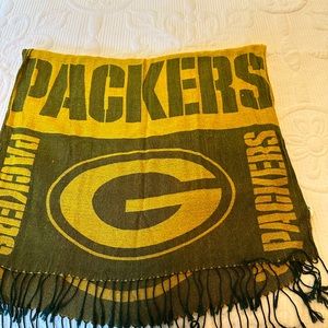 Green Bay Packers Pashmina  wrap   OS, collectible